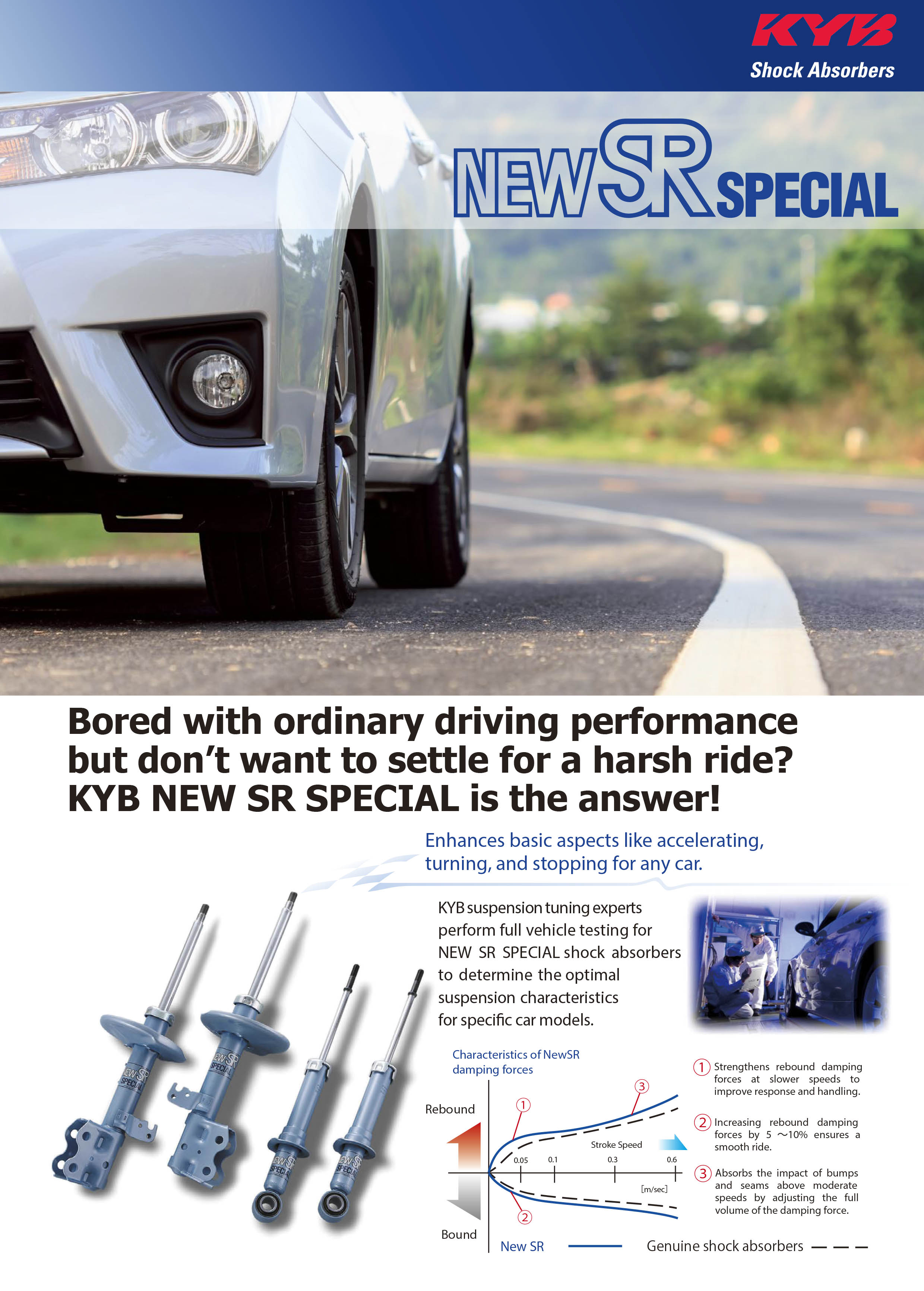 KYB launch New SR Special range - KYB Shock Absorbers : KYB Shock Absorbers